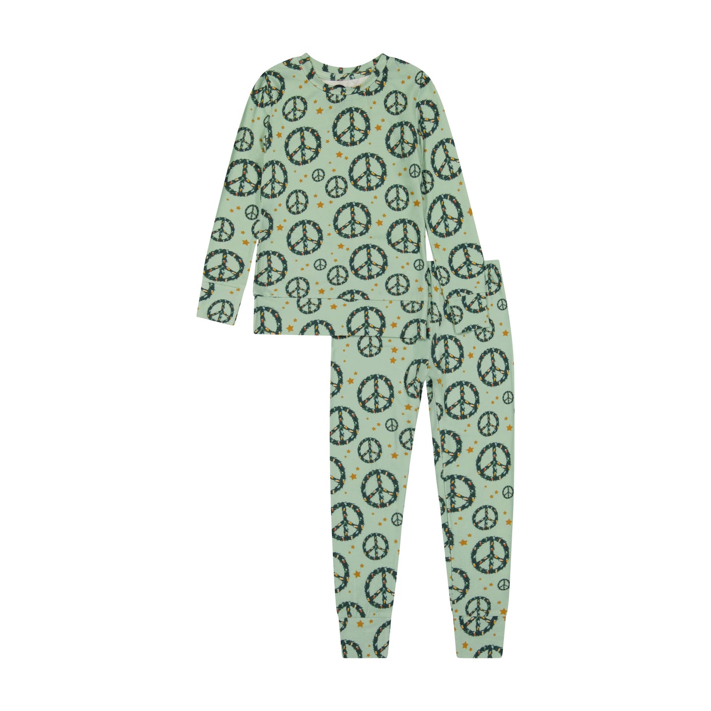 Bird & Bean® - Bamboo Christmas Pajamas - Peace + Joy