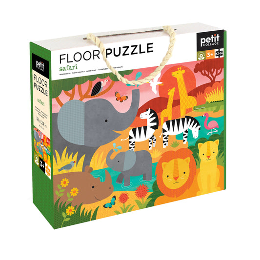 Petit Collage - Safari 24-Piece Floor Puzzle