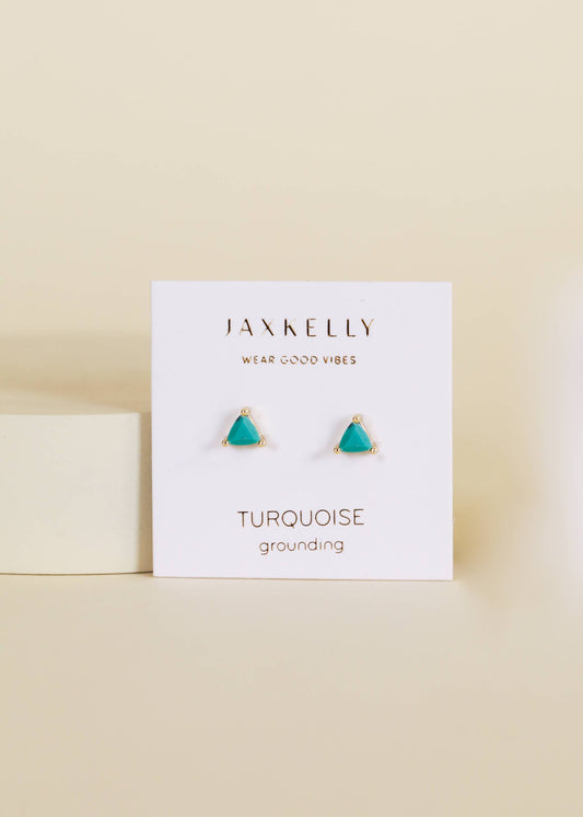 JaxKelly - Mini Energy Gem - Turquoise - Earring