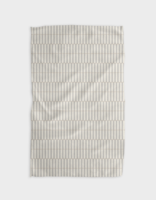 Geometry - Rideaux Neutre  Tea Towel