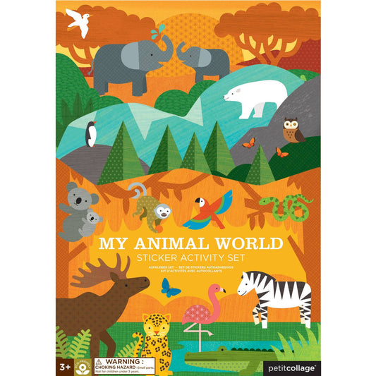 Petit Collage - My Animal World Sticker Activity Set