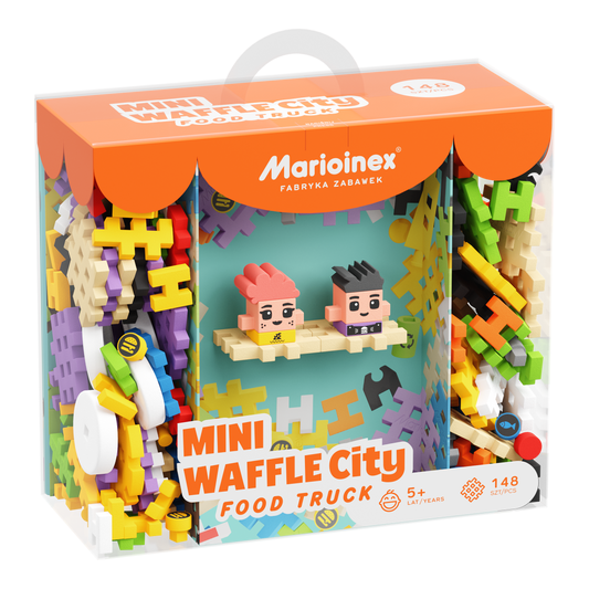 Marioinex Waffle Blocks - Mini Waffle City - Food Truck