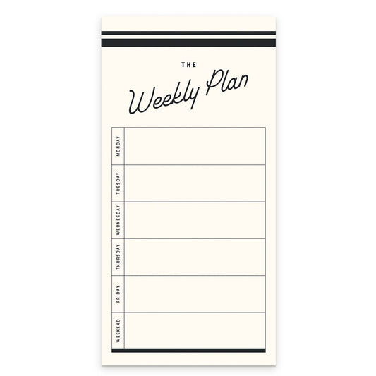 Ruff House Print Shop - Retro Weekly Plan Notepad