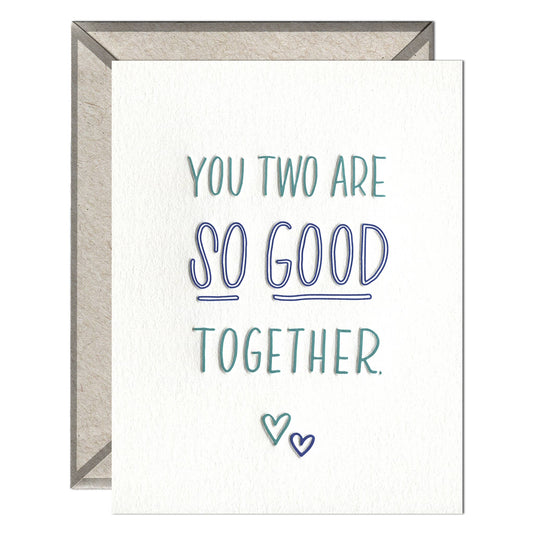 INK MEETS PAPER - So Good Together - Wedding card