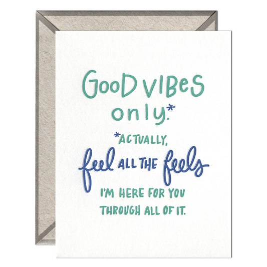 INK MEETS PAPER - All the Feels - Encouragement card