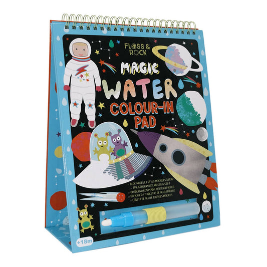 Floss and Rock - Magic Color Changing Watercard Easel and Pen - Space
