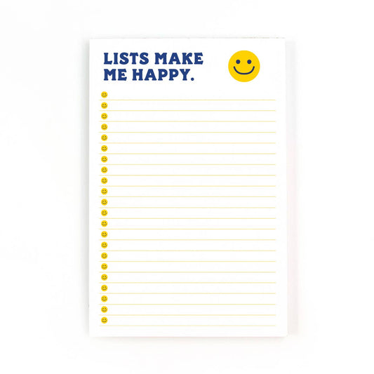 Seltzer Goods - Happy Lists Notepad