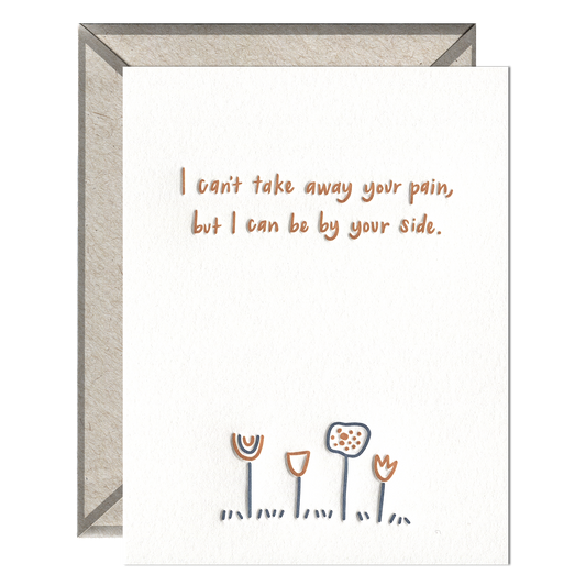 INK MEETS PAPER - By Your Side Flowers - Sympathy card
