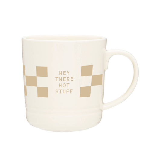 Ruff House Print Shop - Checkered Morning Coffee Mug