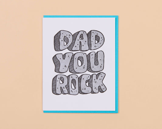 And Here We Are - Dad You Rock Card