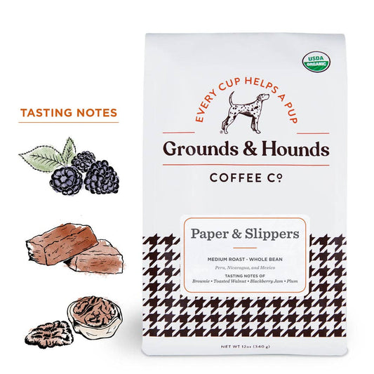 Grounds & Hounds Coffee Co. - Paper & Slippers™ Medium Roast Blend