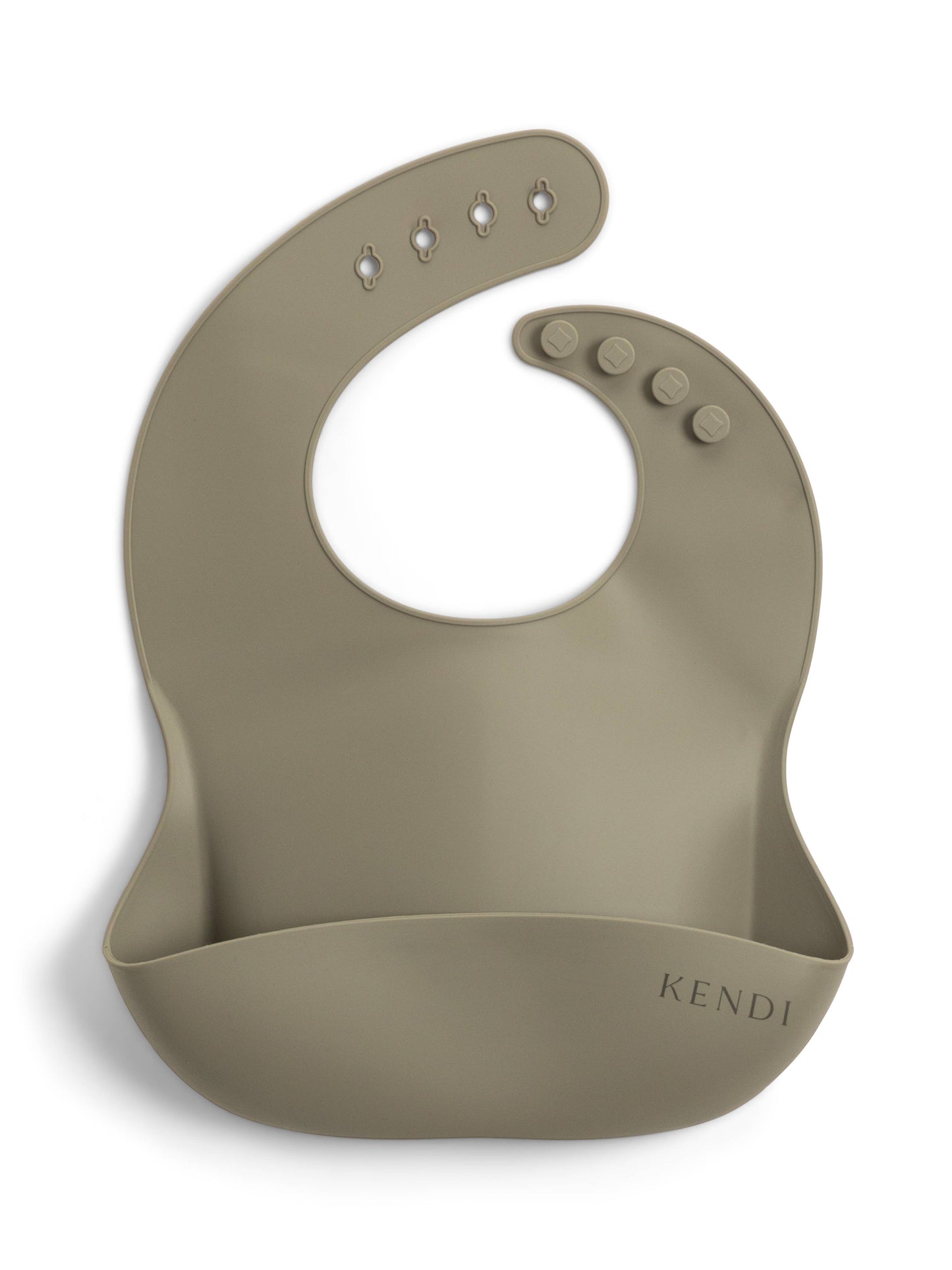 Colored Organics - Baby Silicone Bucket Bib - Sage