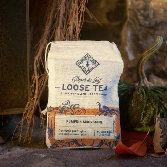 Piper & Leaf Artisan Tea Co - Pumpkin Moonshine Loose Leaf - 15 Servings