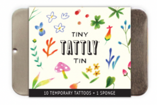 Tiny Imaginary Garden Tattoo Tin