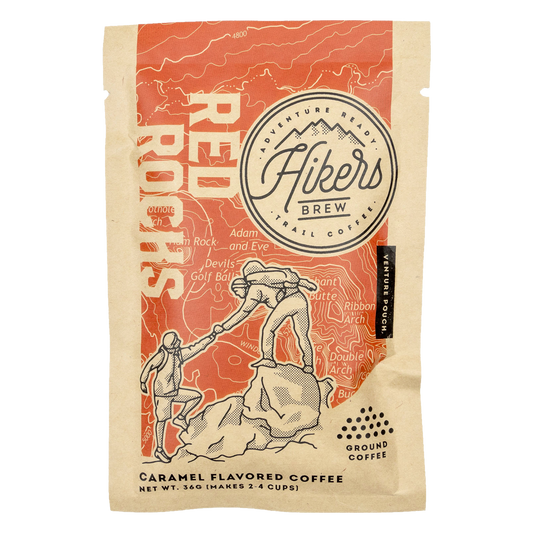 Red Rocks - Salted Caramel Flavored Coffee - Venture Pouch
