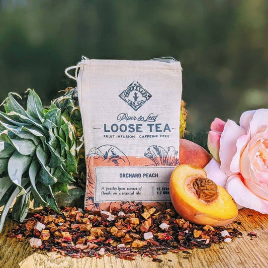 Piper & Leaf Artisan Tea Co - Orchard Peach Loose Leaf - 15 Servings