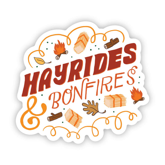 Big Moods - Hayride & Bonfires Sticker