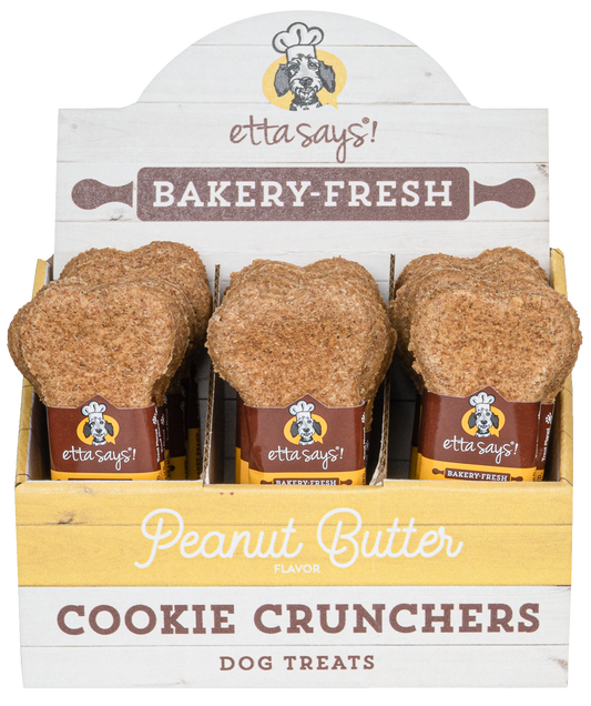 Etta Says! Cookie Cruncher Peanut Butter Dog Bone