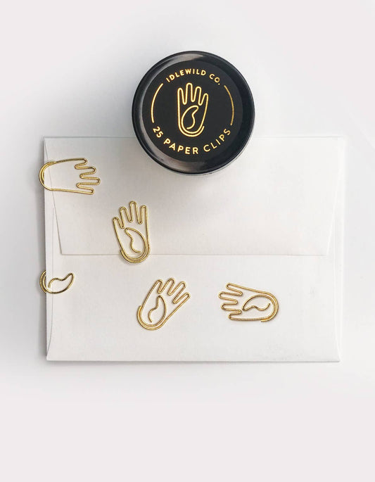 Idlewild Co. - Hand Gold Plated Paper Clips