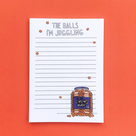 Humdrum Paper - All the Balls I'm Juggling Notepad