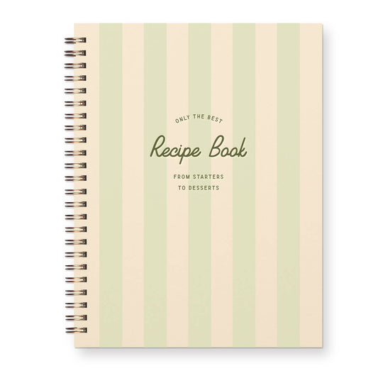 Ruff House Print Shop - Only The Best Striped Recipe Book