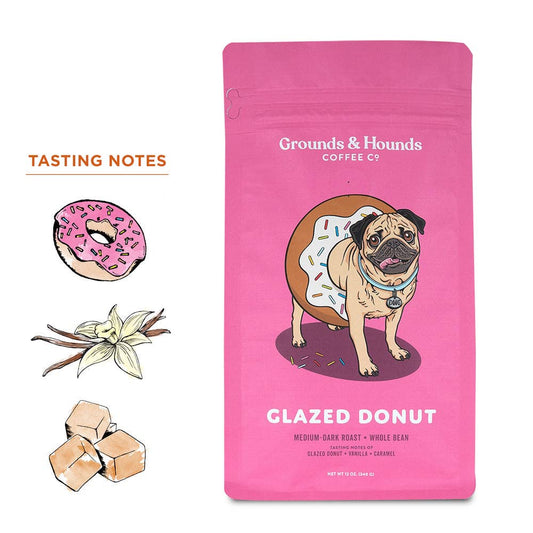 Grounds & Hounds Coffee Co. - Flavored: Glazed Donut Blend Coffee