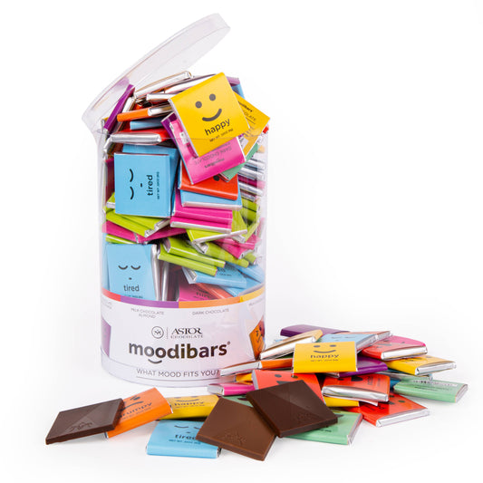 Astor Chocolate Corp. - Moodibars® Squares Tub - Assorted Mini Squares