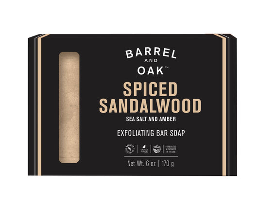 Gentlemen's Hardware - Exfoliating Bar Soap - Spiced Sandalwood 6 oz