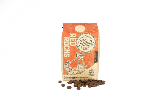 Red Rocks - Salted Caramel Flavored Coffee - 12oz. Bag: Whole Bean