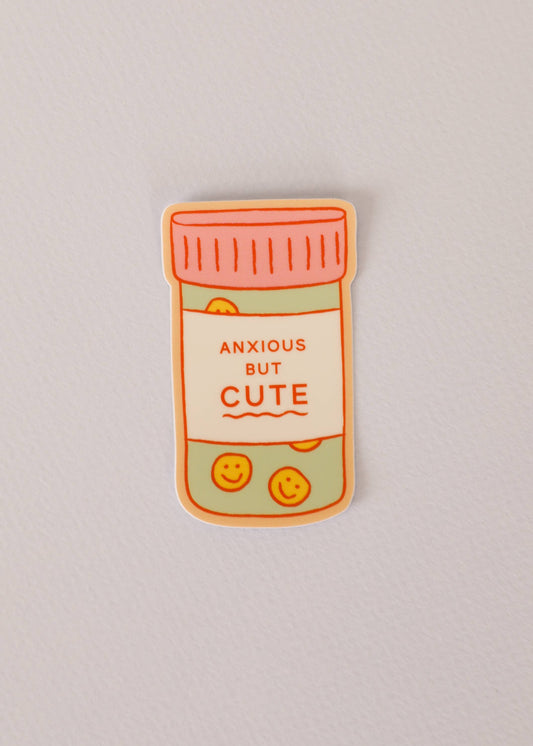 Sticker - Anxious But Cute