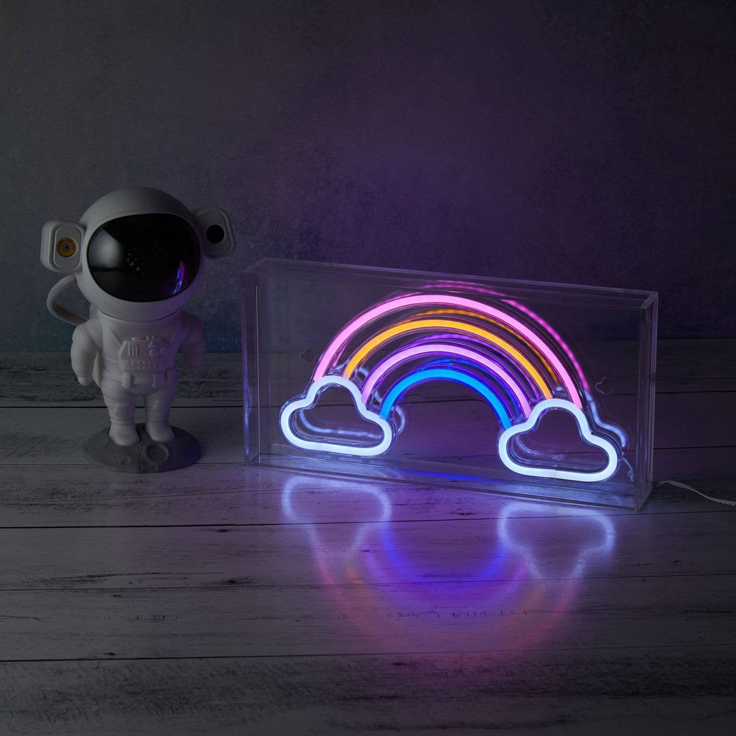 Trend Tech Brands - Neon Art Desktop & Wall Signs-Rainbow