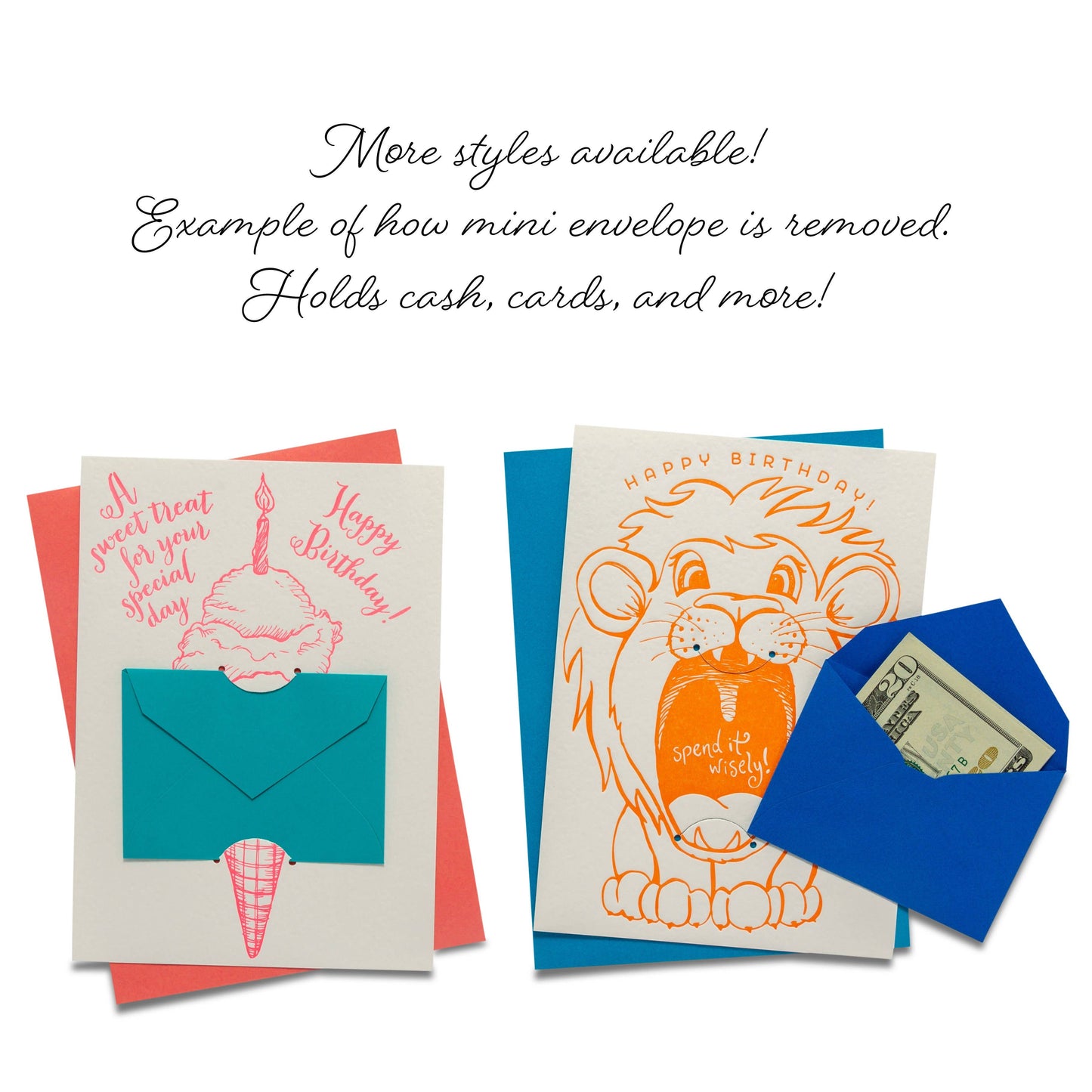 Color Box Design & Letterpress - Little Surprise | Gift Card Holder