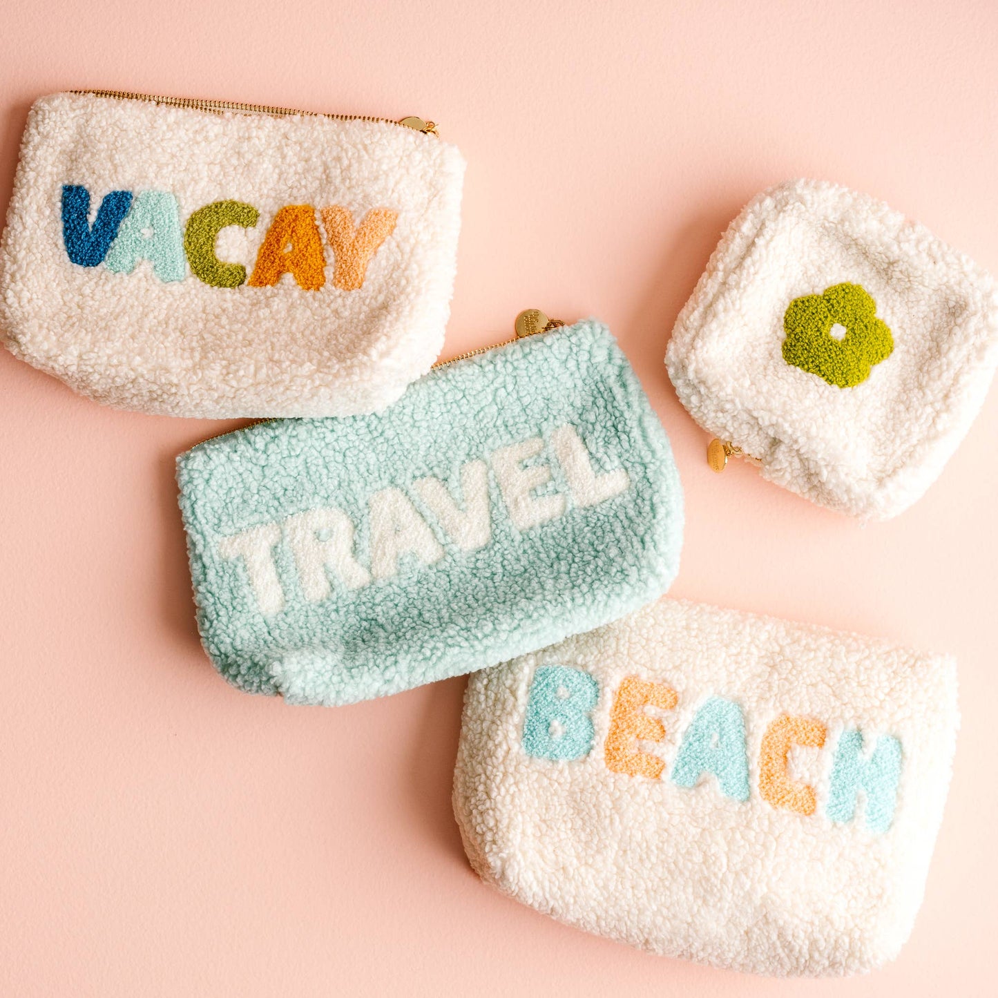 The Darling Effect - Cream Teddy Pouch - Vacay