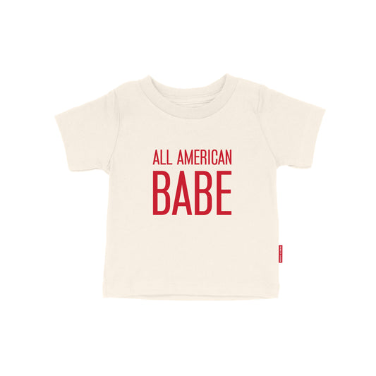 97 Design Co. - All American Babe - Kids T-shirt, 4th of July, Olympics Tee