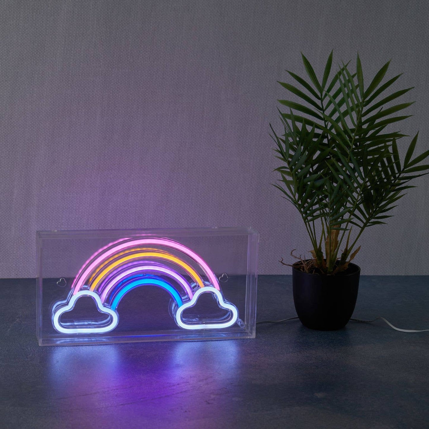 Trend Tech Brands - Neon Art Desktop & Wall Signs-Rainbow