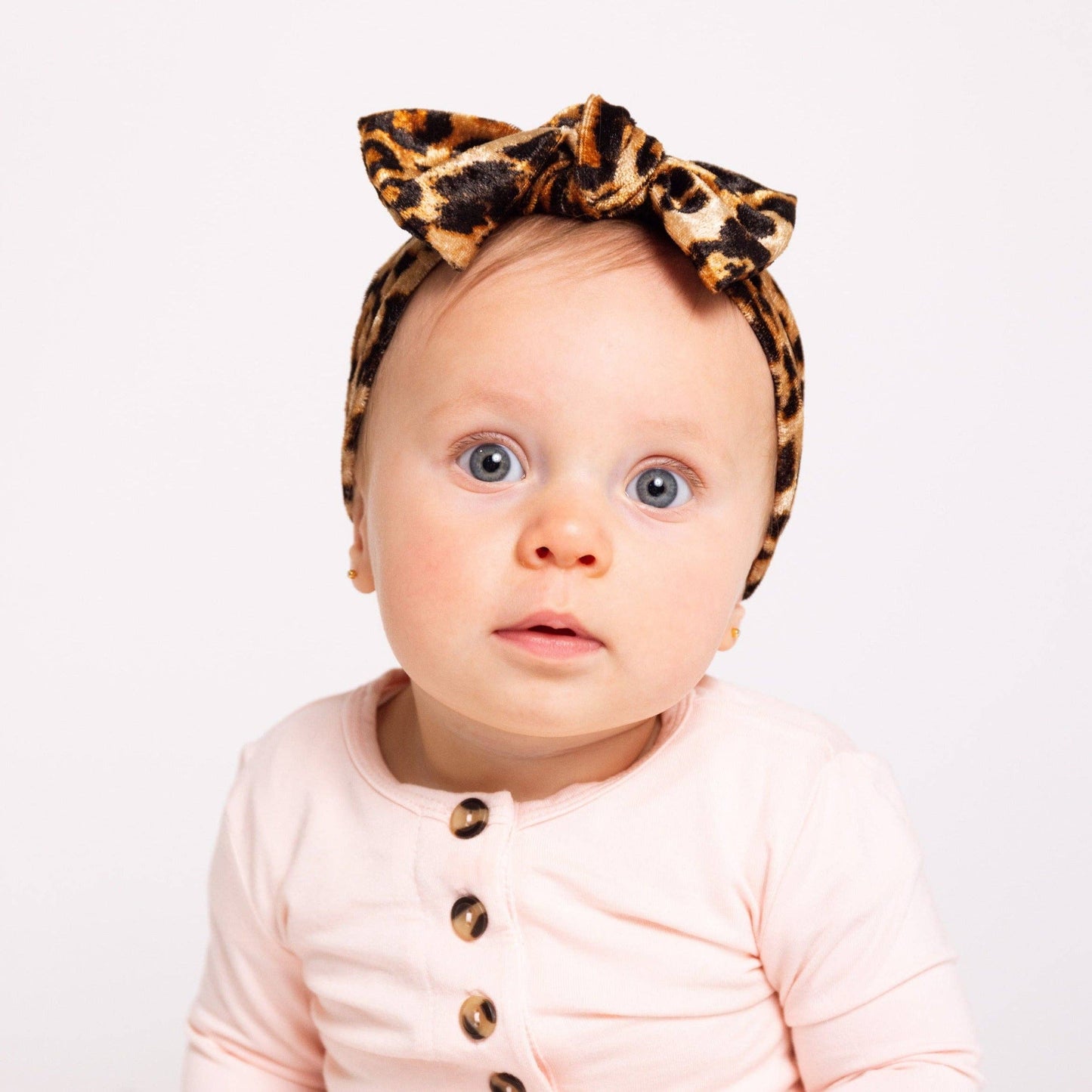 Lou Lou & Company - Velvet - Leopard Knot Headband