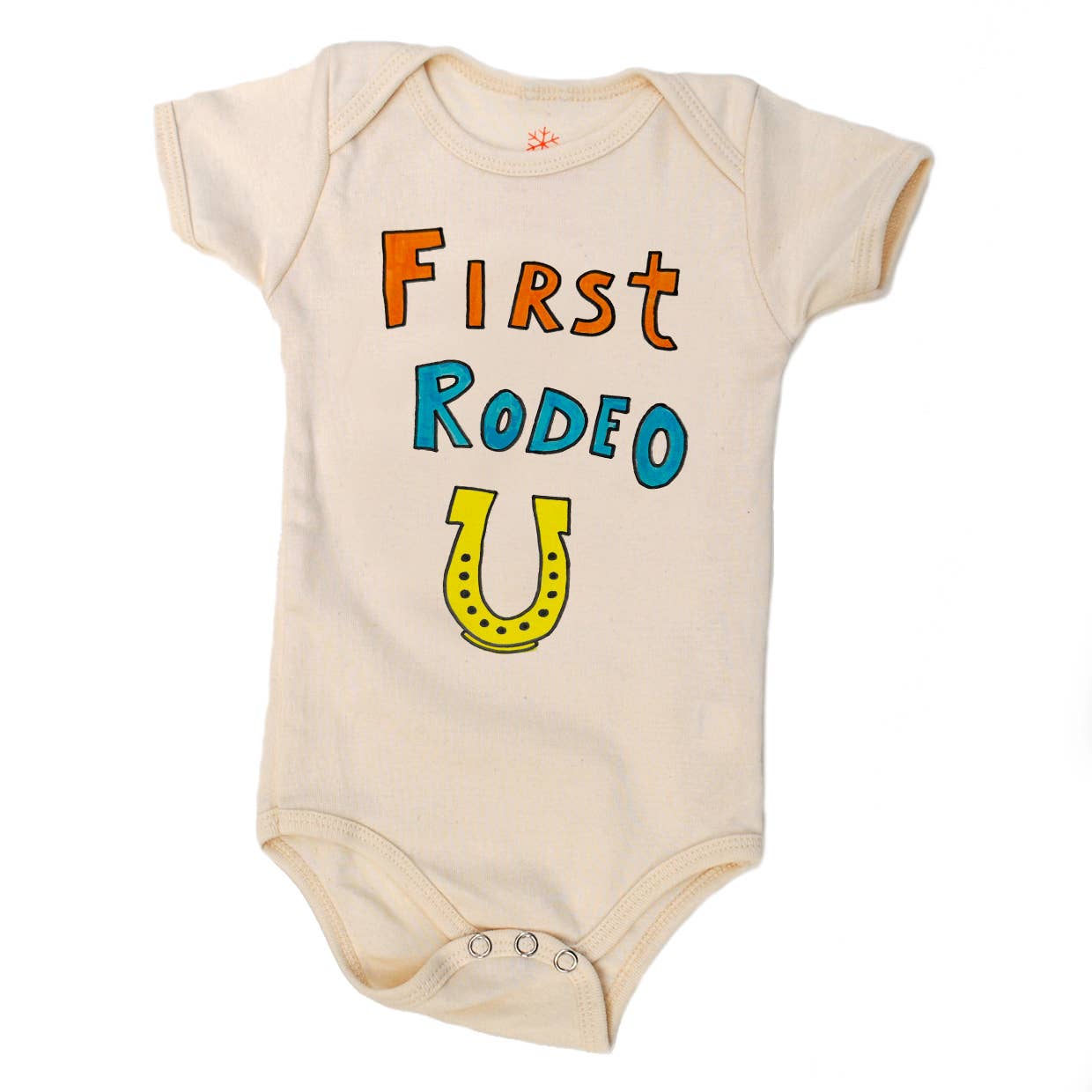 orangeheat - First Rodeo - Baby Organic Onesie