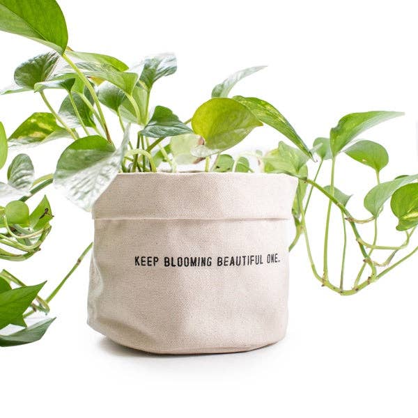 Sugarboo & Co - Keep Blooming Beautiful One - Large Canvas Planter