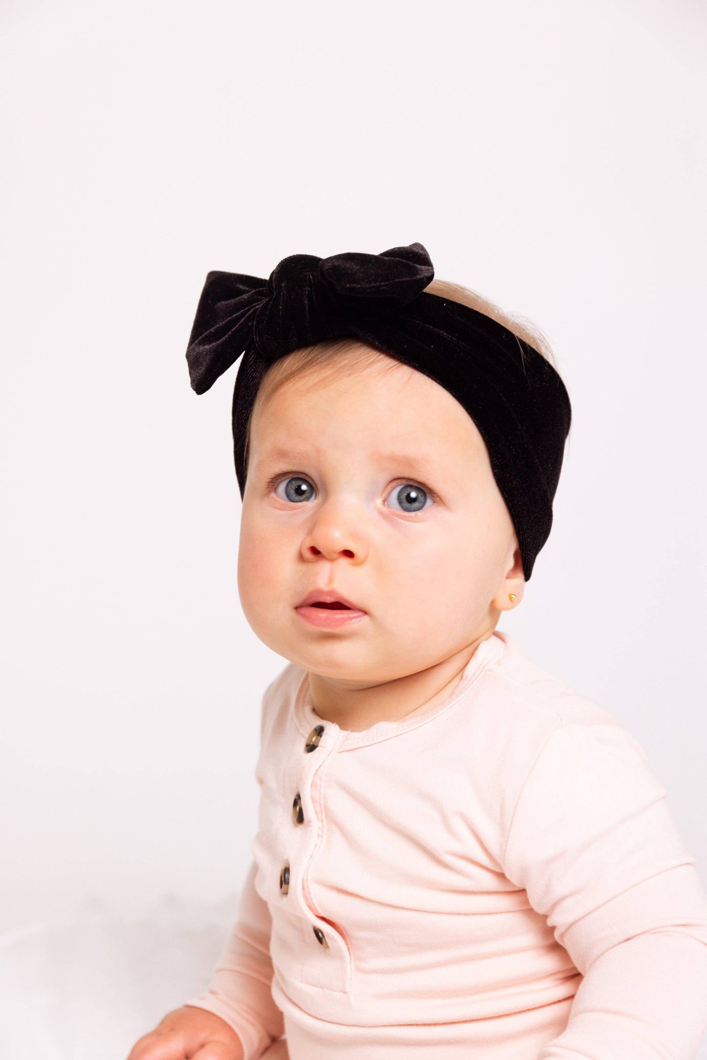 Lou Lou & Company - Velvet - Black Knot Headband