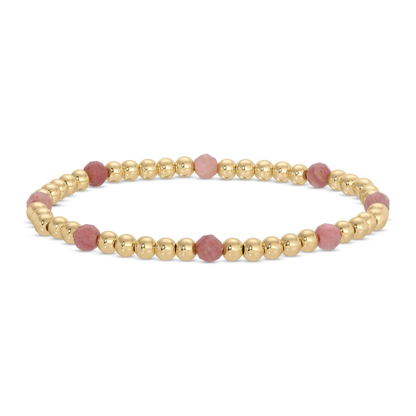 Splendid Iris - Stretch Beaded Bracelets with stone accents