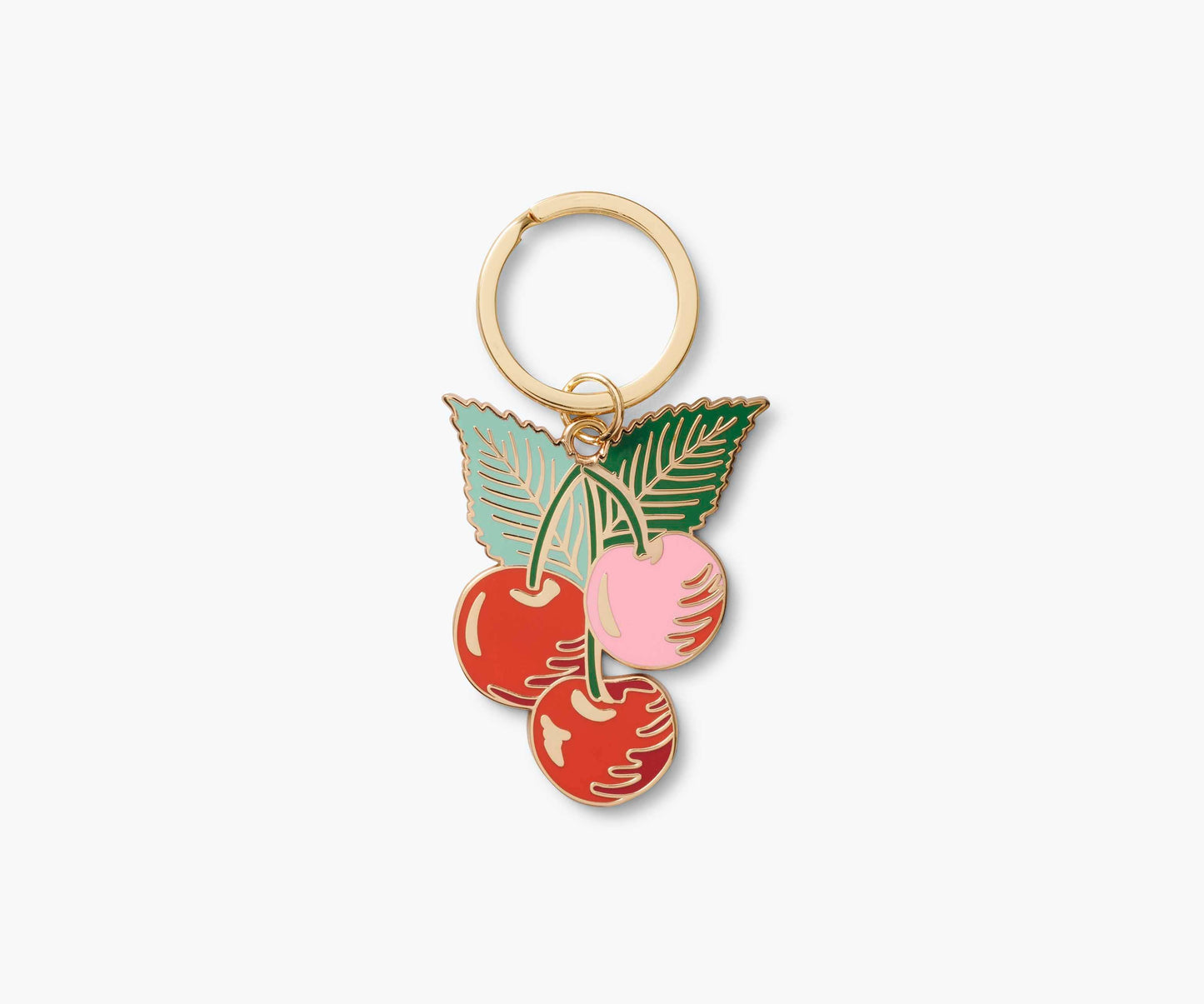 Rifle Paper Co. - Cherries Enamel Keychain