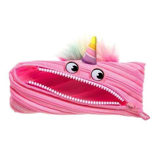 ZIPIT - ZIPIT Unicorn Pencil Case, Pink