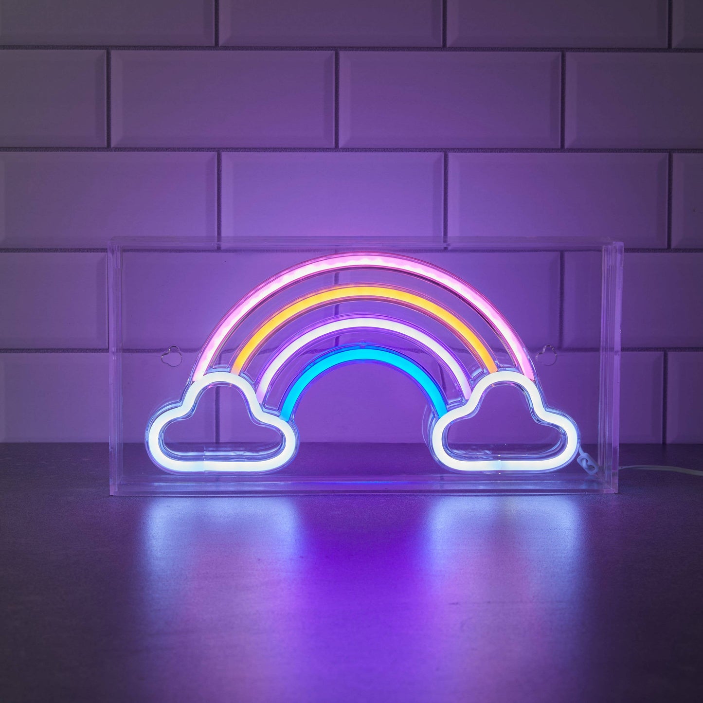 Trend Tech Brands - Neon Art Desktop & Wall Signs-Rainbow