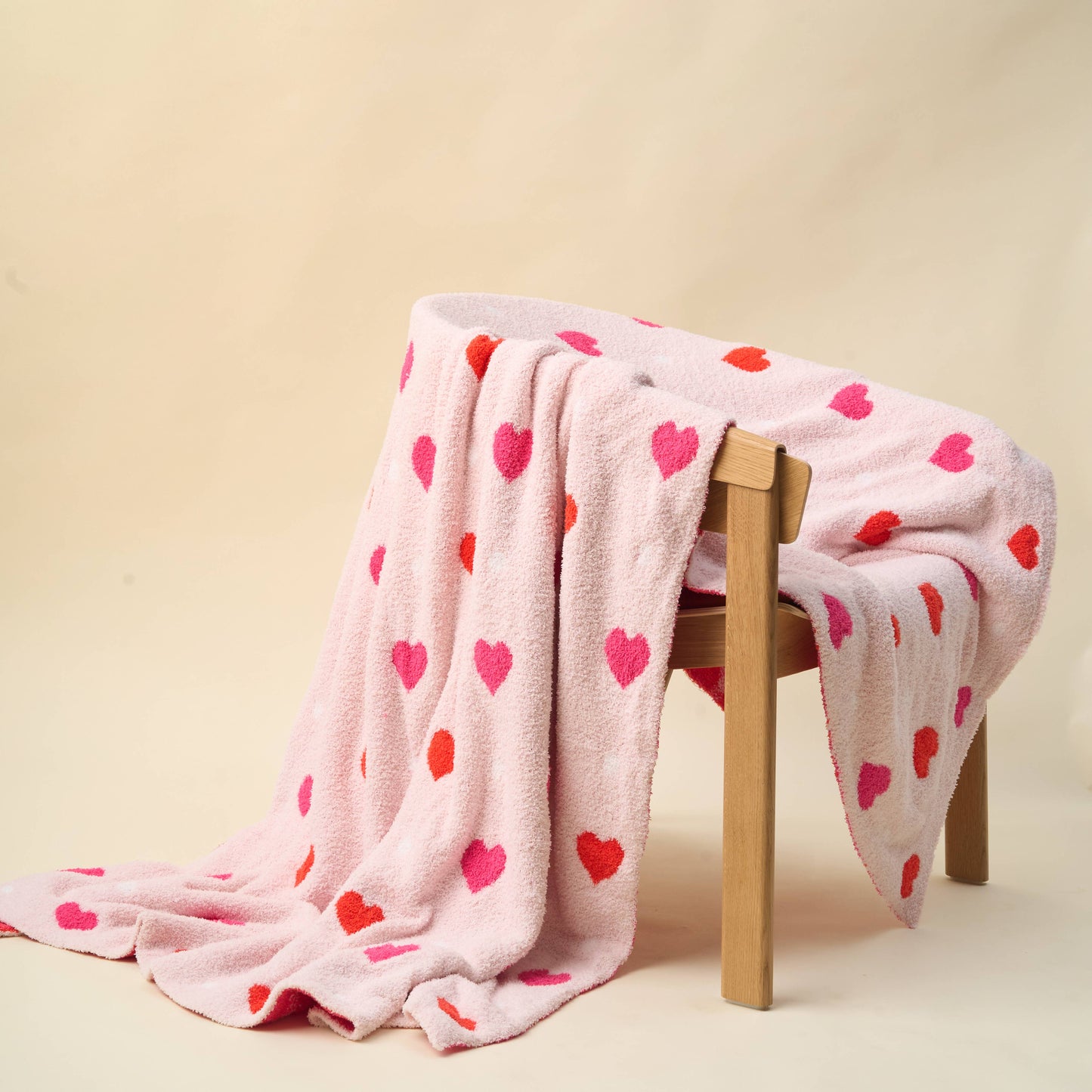 The Darling Effect - Cozy Dreams Luxe Blanket-Lil' Hearts