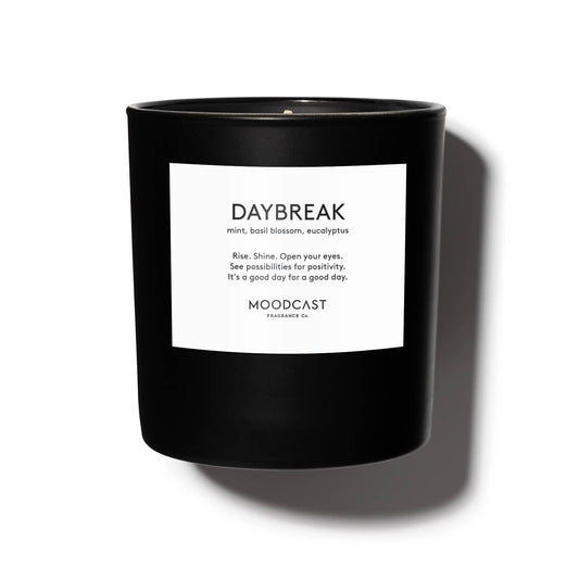 Moodcast Fragrance Co. Daybreak - Black 8oz Coconut Wax Candle