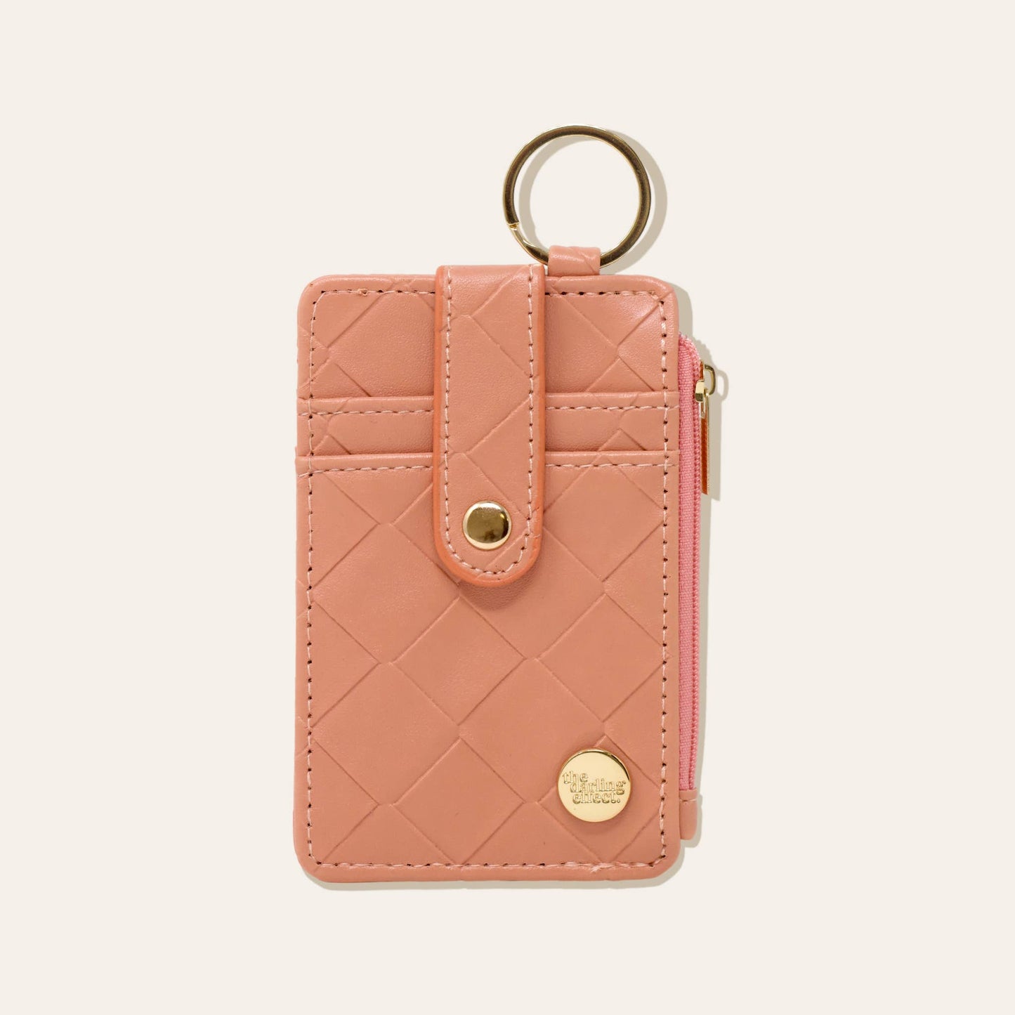 The Darling Effect - Keychain Wallet - Woven Rose