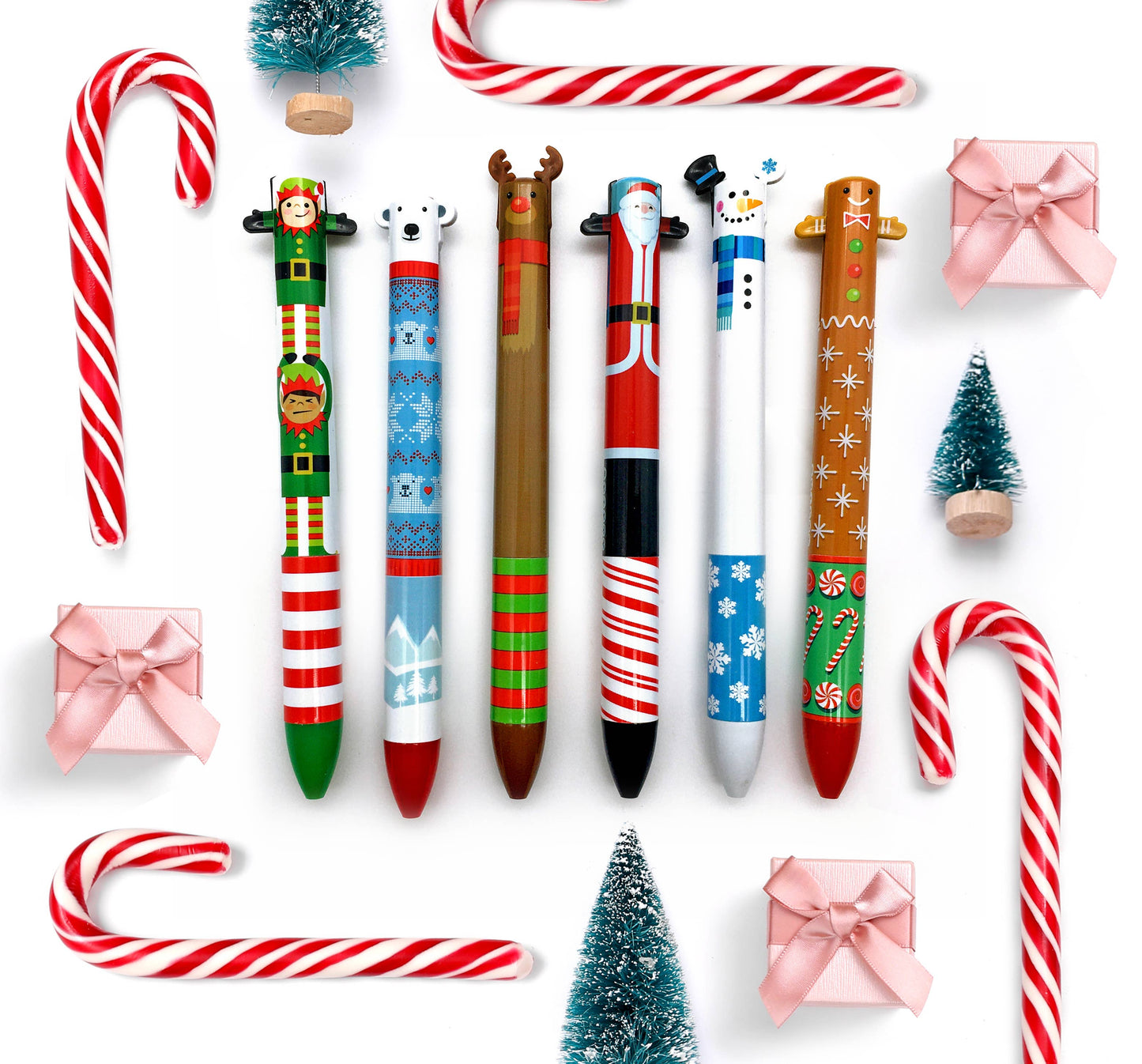 SNIFTY - TWICE AS NICE HOLIDAY 2 COLOR CLICK PEN