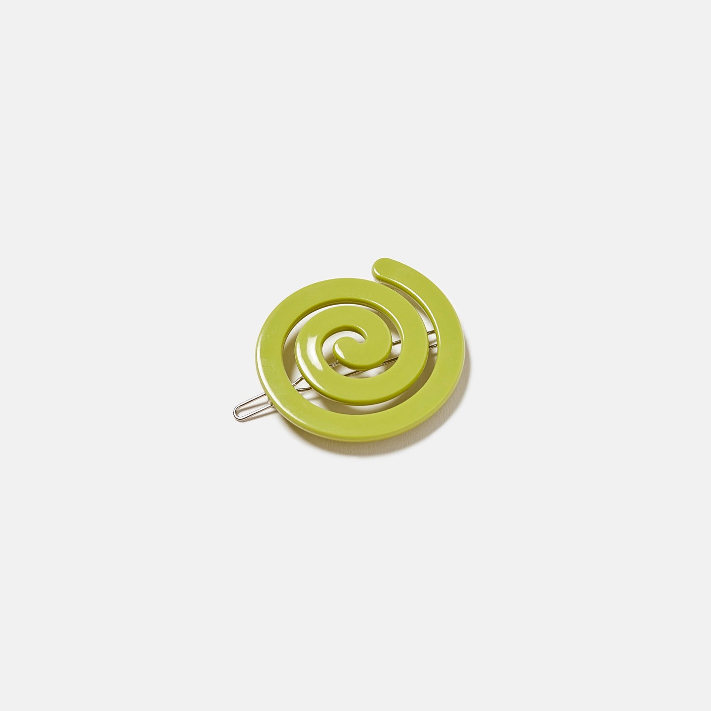 CHUNKS - Spiral Clip in Chartreuse