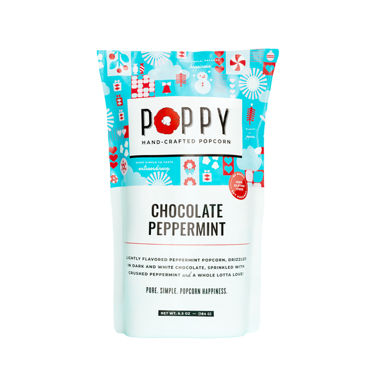 Poppy Hand-Crafted Popcorn - Chocolate Peppermint Popcorn