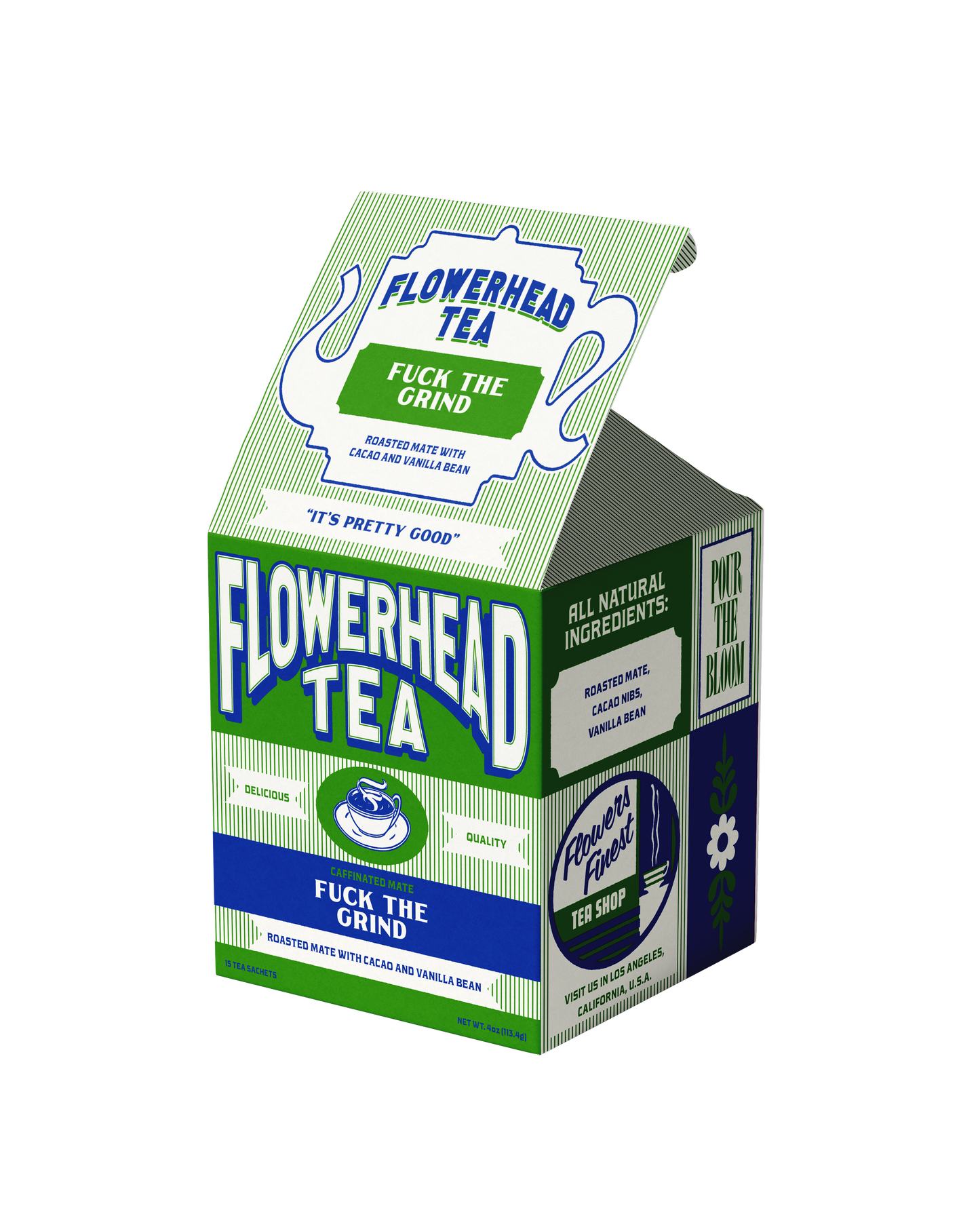 Flowerhead Tea - Fuck the Grind Tea Bags